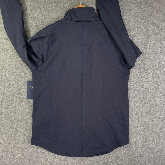 BYLT Elite Fairway Pullover Men Medium Blue Performance Stretch Athleisure NEW - Picture 6 of 10